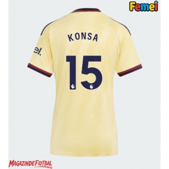 Arsenal Ezri Konsa #15 Tricou Fotbal Replică 2026-27 Femei Treilea